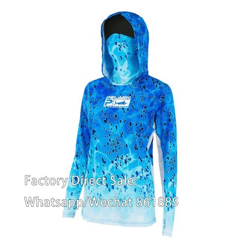 Generic Women Fishing Hoodie Shirts Long Sleeve Breathable Fishing