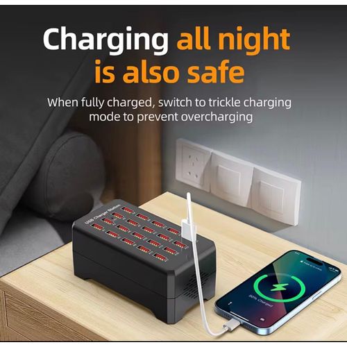 Generic 30A 100w 20 usb port power charging station 20 ports