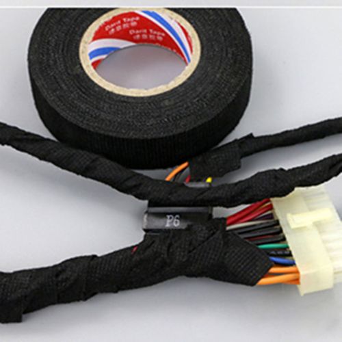 1pc Wiring Harness Cloth Fabric Tape Adhesive Tape Cable Looms Protection  19mmx15m - Tape - AliExpress