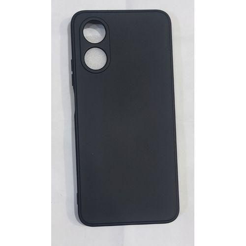 Generic Silicon Protective Back Case For Oppo A17 - Black