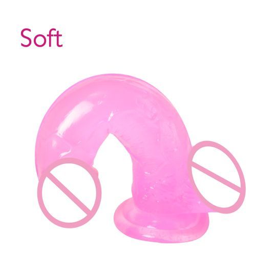 product_image_name-Generic-8in Transparent Realistic Masturbation Dildo Penis Female Mini Sex Toys-2