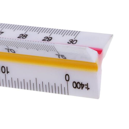 30cm Triangular Scale Ruler Multi-functional Architect Engineer