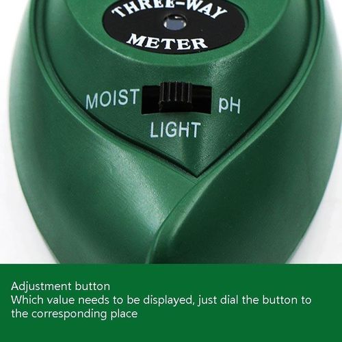 Generic 3 In 1 Soil Detector PH Value Light Intensity Test Pen Round Head Soil Dry Moisture Meter - image 6