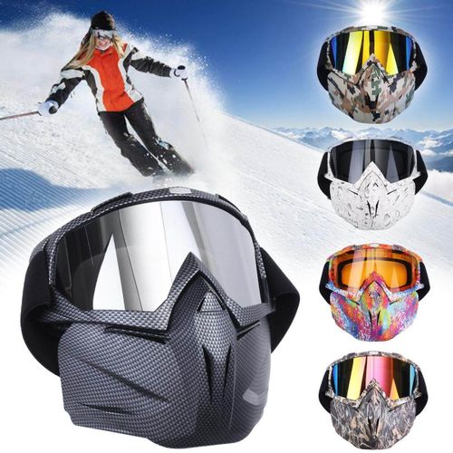 Generic Motorcycle Open Face Shield Skiing Snow Glasses Off Road Dirt ...