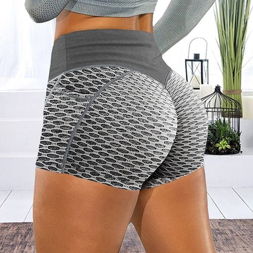 Women's Lifting Workout Gym Booty Shorts High Waisted Yoga Sports