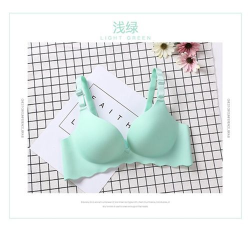 Girls Gathered Without Steel Ring Non-Marking Lady Bra - China Bra and  Women Bra price