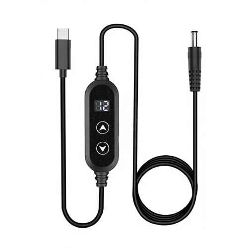 Generic Type-C to DC Converter Cable 5v to 12v Fast Charging Adapter For Router TV Box & More