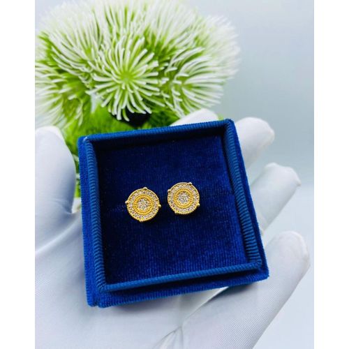 Gold Best Original 3 Years Warranty Non Fading Gold Stud Earrings Jumia Nigeria