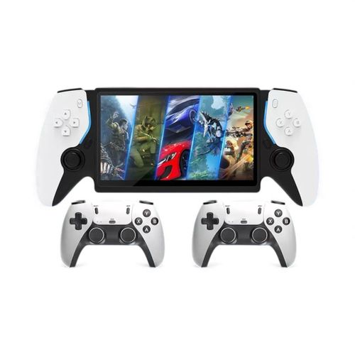 Generic Portable Game Player 5 - Ultimate Retro Gaming Console - 2-player Fun 64gb Sd - White - image 2