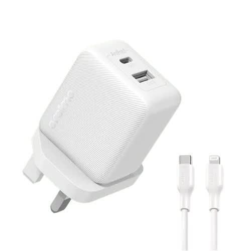 Oraimo 20w Rapid Powercube 201 Uk Type C To Iphone Charger With 2 Port