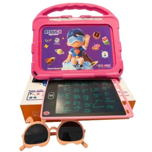 product_image_name-Atouch-Kc66 plus 5g 7.85inch. Kids Educational Tablet 12GB RAM/256GBROM-Dual sim -Pink-1