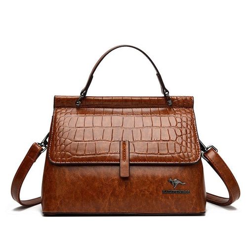 Fashion KAIDIFEINIROO OFFICE HANDBAG SHOULDER BAG BROWN - image 2