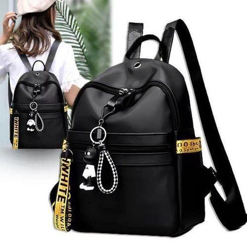 product_image_name-Generic-High-quality Zipper Water Resistant backpack With Pendant for women, Mini Stylish backpack-1