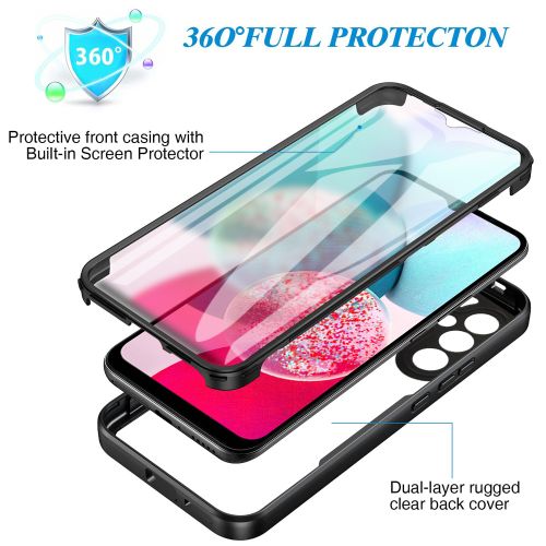 For Samsung Galaxy A14 5G, Transparent Clear Case Soft TPU Rubber Slim  Cover