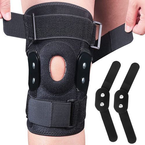 Generic Knee Brace With Stabilizers  Adjustable Compression Support
