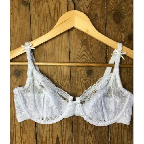 Lace Bralette - White - Ladies