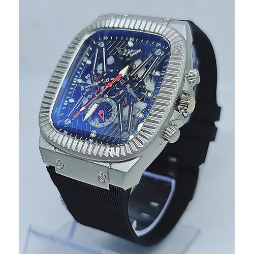 Fashion Men Black Silicon Wristwatch - image 2