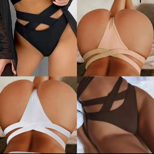 Fashion 4pcs Ladies Sexy Spandex Thong