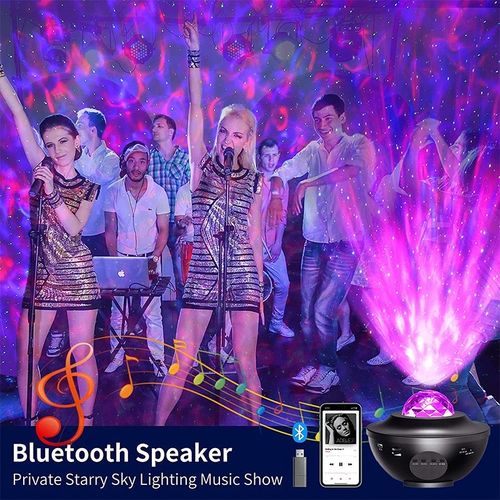 Light Romantic Music Speaker Projection Lamp Galaxy for Festivals