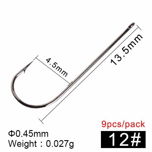 Generic Ftk Carp Fishing Barbed Fish Hook Size 2-18 7 Pcs - 80 Pcs Super  Needle Point And Hook-Eye Fishhook For Fishing Accessories