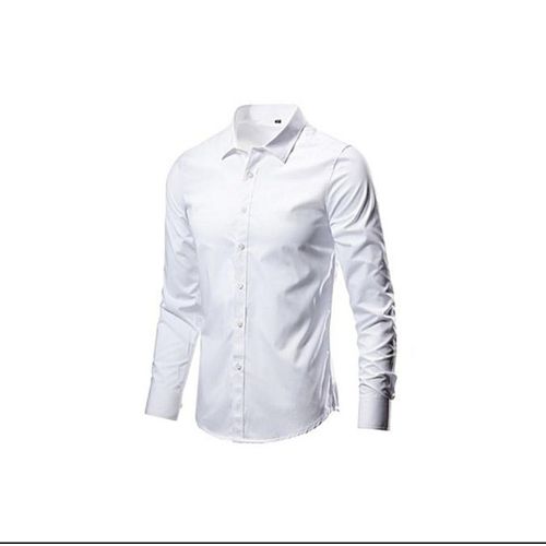 product_image_name-Fashion-2 IN 1 Classy Men's Long-Sleeve Plain shirt for office - Sky blue and White-2