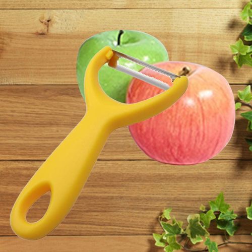 Yohome Stainless Steel Potato Peeler Fruit Vegetable Spud Speed, Slicer, Size: One Size