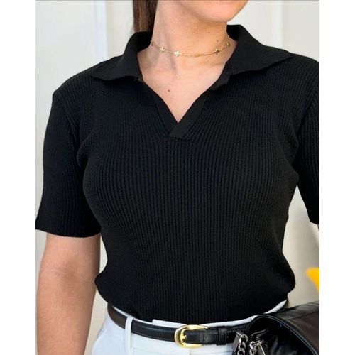 product_image_name-Fashion-Men Button Down Collar- Neck Plain T-shirts-8