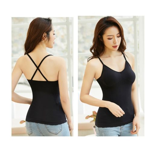 Fashion Black Quality Ladies Bra Camisole Top/Yoga Top