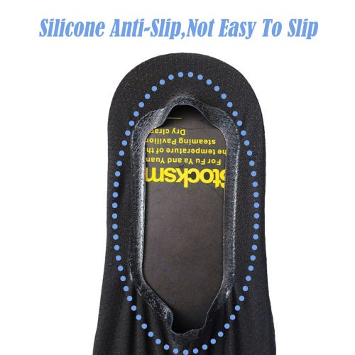 Fashion 3 Pair Invisible Socks Mesh Ice Silk Breathable Non Slip - image 3