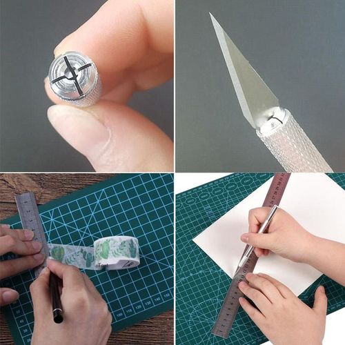 Exacto Knife Precision Carving Craft Hobby Knife Kit with 40 PCS Exacto  Blades for DIY Art Work Cutting, Hobby, Scrapbooking, Stencil 