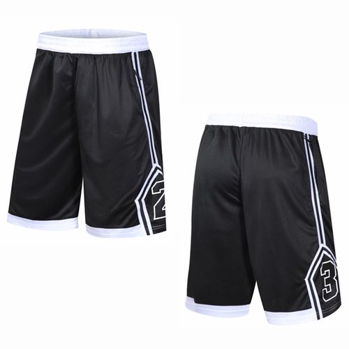 Men 2 pieces Basketball Shorts With Zipper Pockets Sport Gym Workout Shorts  Tights For Male Soccer