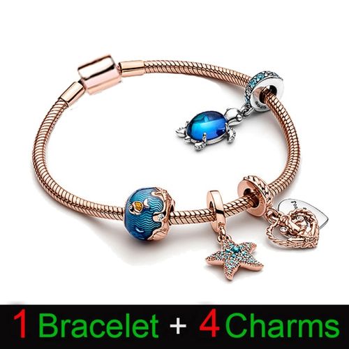 Buy 925 Sterling Silver Snake Chain Bracelet Fit for Pandora Charms Cubic  Zirconia Bracelet for Women Men Teen Girls Gift for Her Online at  desertcartINDIA