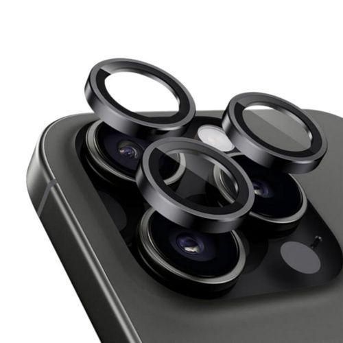 Generic 3-Pack Camera Lens Protector for iPhone 14 Pro - 16 Pro / 16 Pro Max, Full Coverage, Anti-Scratch, Black