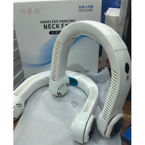 Generic Vaneless Hanging Neck Fan with Digital display and special Neck Cooling pad - image 2
