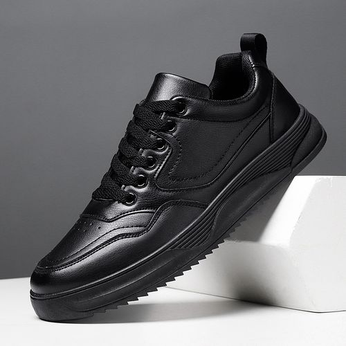 Flangesio High Quality Men's Sneakers PU Leather Casual Shoes Men