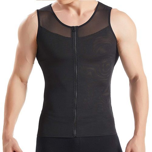 Men Underwear Ming Body Shaper Belly Tummy Control Waist Trainer Corset  Compression Vest Shapewear