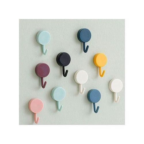 Home 10PCS Self Adhesive Wall Hook Strong Without Drilling