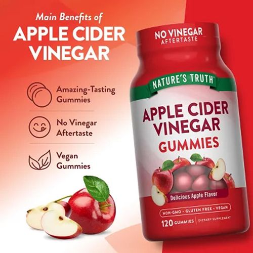 product_image_name-NATURE'S TRUTH-Apple Cider Vinegar Gummies for Effective Weight loss - 120 COUNT-2