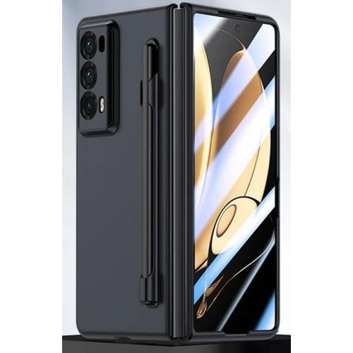 product_image_name-Generic-Honor Magic V2 5G skin touch Case with tempered glass and stylus pen included -2