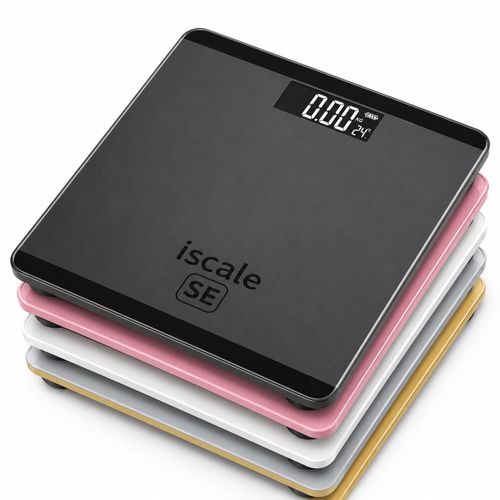 Generic Digital Electronic Body Weight Scale – High Precision Tempered Glass Bathroom Scale with LCD Display