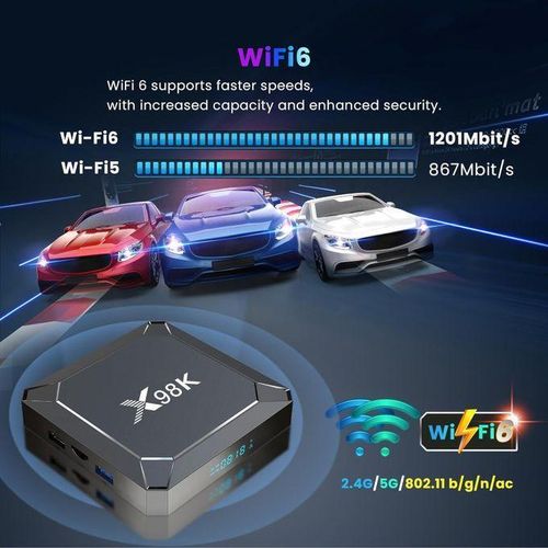 product_image_name-Generic-X98K Android TV Box, Android Box 4GB RAM 32GB ROM, RK3528A Quad-Core Dual Wi-Fi 2.4G/ 5G 3D Ultra HD 8K/ BT 5.0/ 100M LAN/USB 3.0 HDR10 Ultra HEVC-3