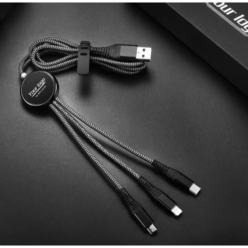 Generic 3in1 Fast Charger Cable TypeC Micro Iphone USB Cable