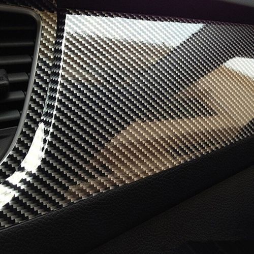 Gloss Black Carbon Fiber Wrap  Gloss Black Carbon Fiber Vinyl