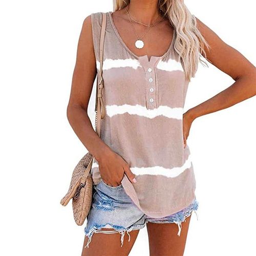 Women Loose Shirts Fashion Striped Print