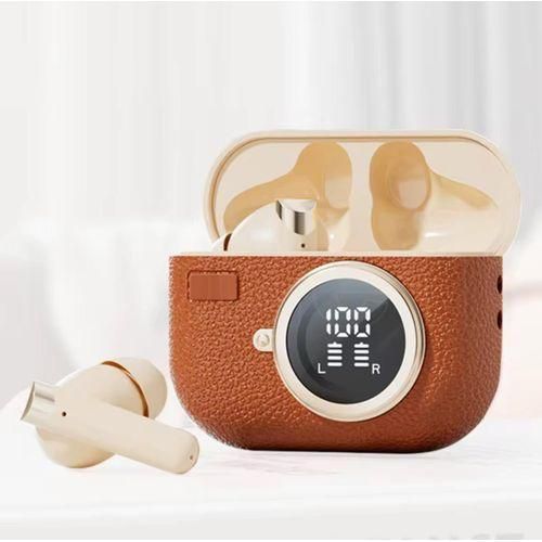 product_image_name-Generic-M88 SuperNova V5.5 in Ear Retro Camera Style Wireless Earphone - Earbuds LED Battery Display Earphones with Hi-Res Audio and Al Noise Reduction Technology-1