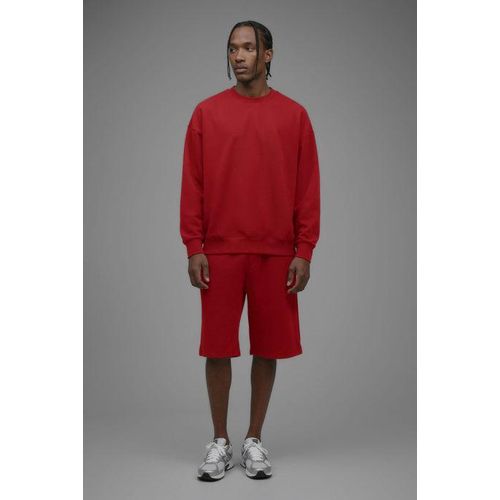 product_image_name-Jaop-Aloe Fleece Crew Neck Sweatshirt-Red-1