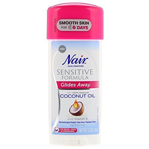 product_image_name-Nair-Glides Away Sensitive Formula With Coconut Oil, For Bikini, Arms & Underarms-1