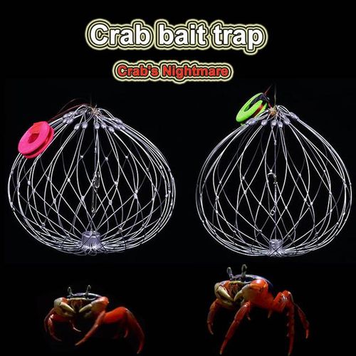 Crab Catching Tool Lure Trap Stainless Steel Bait Cage Fish Cage