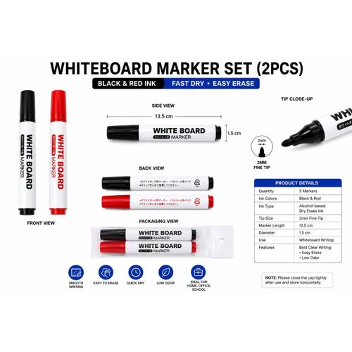 Scalibor Mini Whiteboard with two marker set - image 2