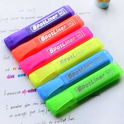 product_image_name-Generic-Hightlighter Pen/marker ×6-1